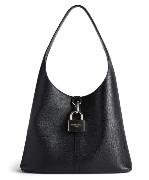 Balenciaga Locker Medium North-South Hobo Bag Black